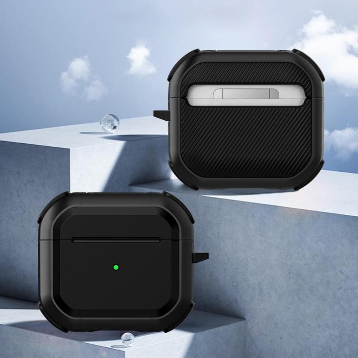 OEM - Eggshell Shockproof Skal till Apple Airpods 3 - Svart