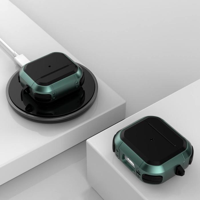 OEM - Eggshell Shockproof Skal till Apple Airpods 3 - Svart