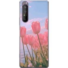 iSecrets - Mobilskal till Sony Xperia 1 II med Rosa Tulpaner