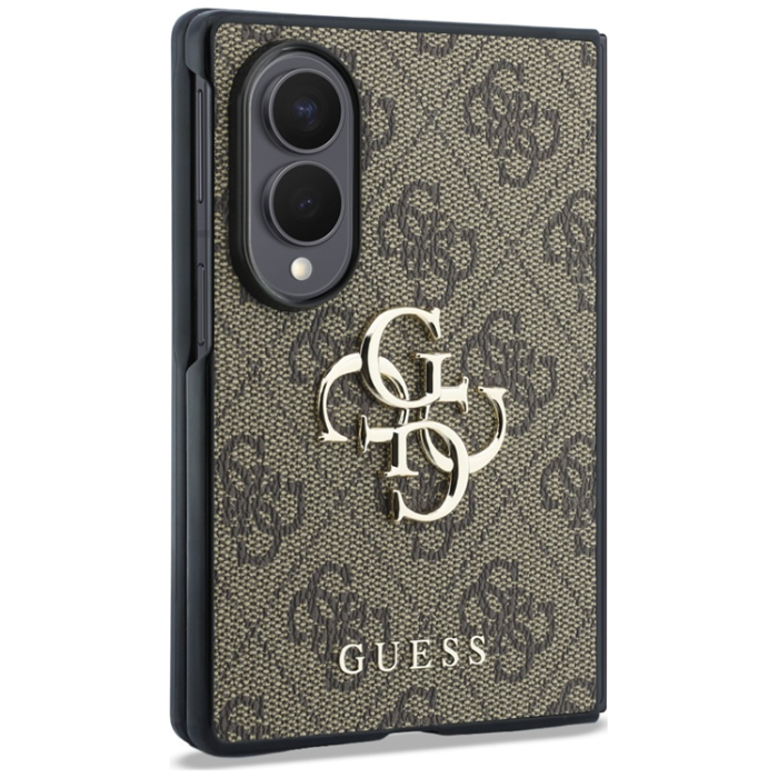 Guess - Guess Mobilskal För Galaxy Z Fold 8 Big 4G Logo - Brun