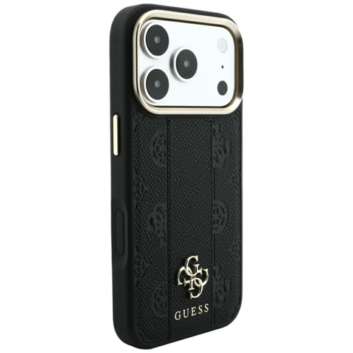 Guess - Guess Mobilskal För iPhone 18 Pro Max/17 Pro Max Magsafe Stripe Peony 4G Logo