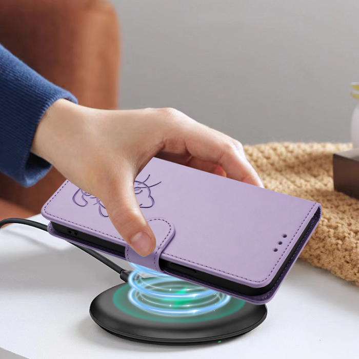 A-One Brand - OnePlus 15 Konstläder Plånboksfodral Love Cat Pattern Imprint