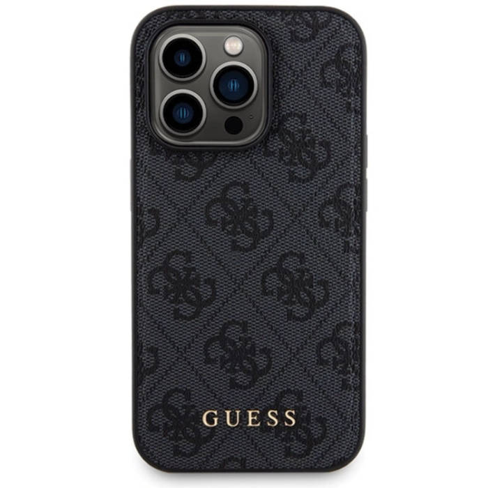 Guess - Guess iPhone 14 Pro Mobilskal Med Powerbank 5000mAh Magsafe Metal Logo