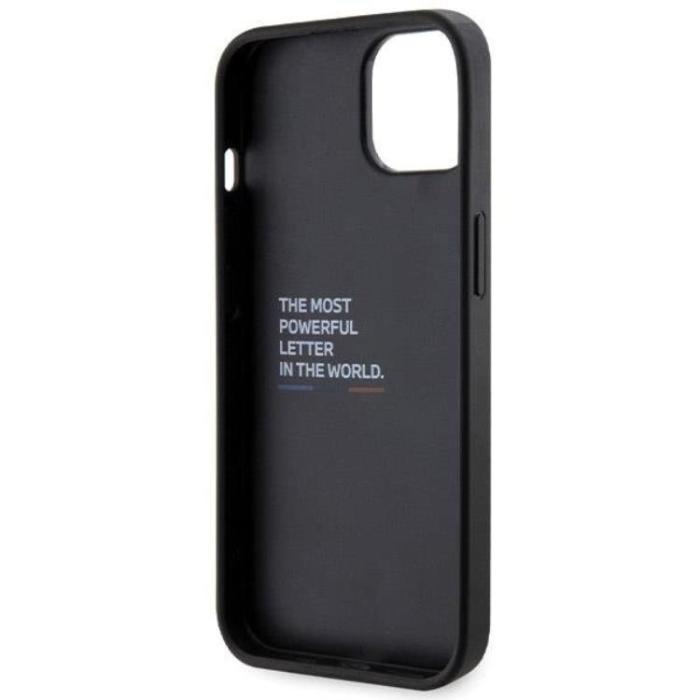 BMW - BMW iPhone 15/14/13 Mobilskal Grip Hot Stamp - Svart