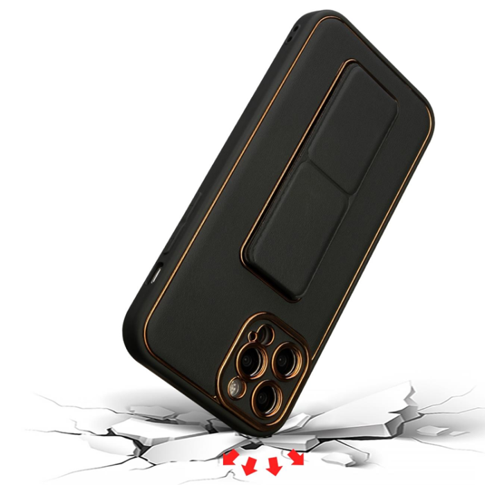 OEM - iPhone 13 Pro Skal Kickstand - Svart