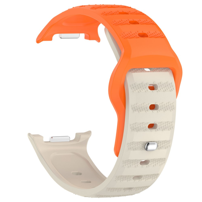 A-One Brand - Galaxy Watch 8/8 Classic (40/44/46mm) Armband Dot Pattern - Orange/Starlight