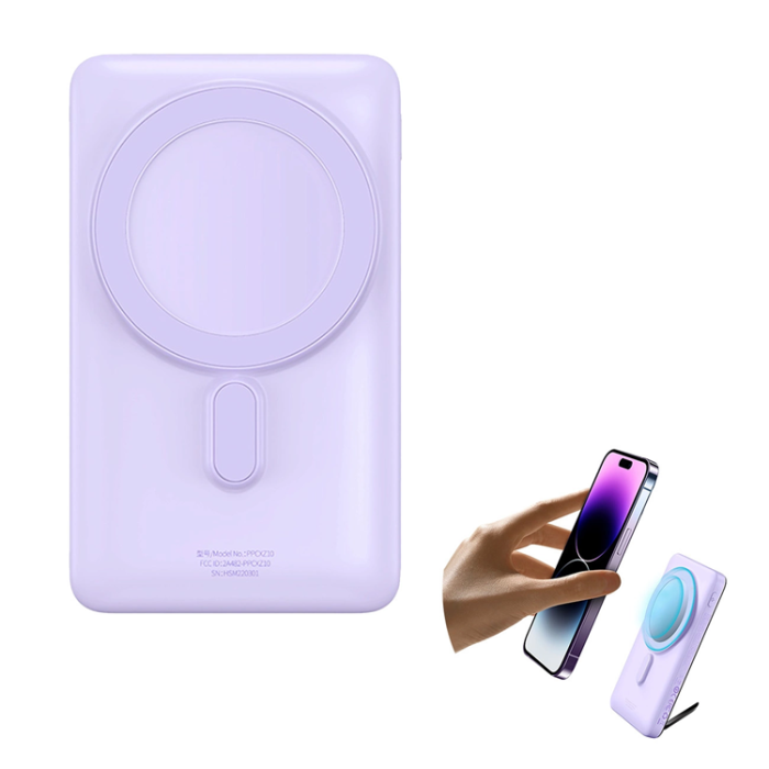 BASEUS - Baseus Powerbank Magnetisk Fäste Trådlös Snabbladdning 10000mAh 20W