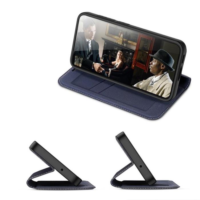 Dux Ducis - Dux Ducis Galaxy S23 Plånboksfodral Skin X2 - Blå