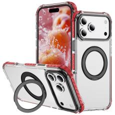 A-One Brand - iPhone 17 Pro Max Mobilskal MagSafe Anti Drop - Röd / Svart