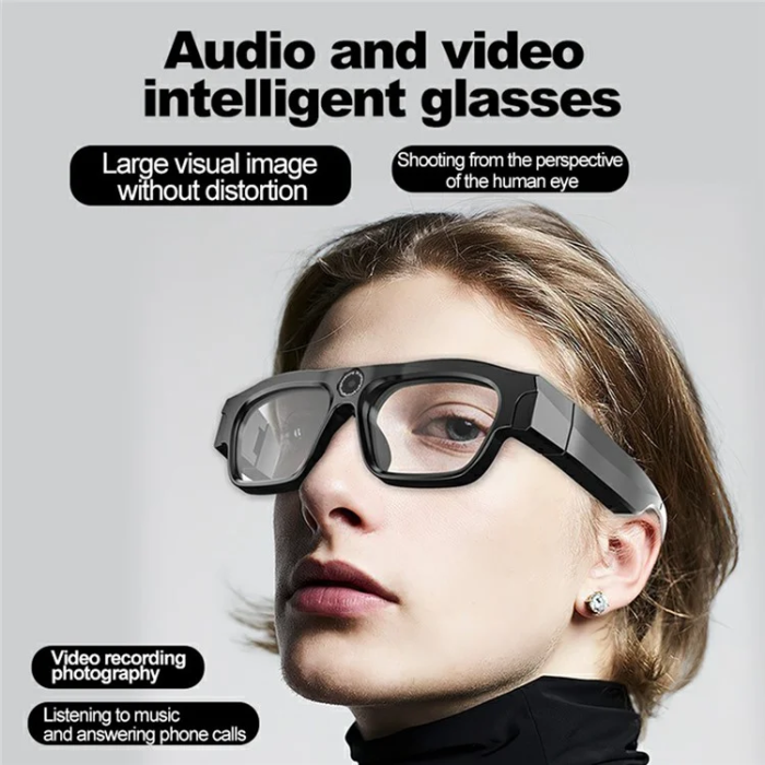 OEM - Smarta Glasögon Bluetooth med 4K Kamera XV18 - Svart