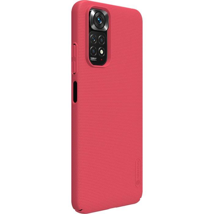 Nillkin - Nillkin Xiaomi Redmi Note 11/11S Skal Super Frosted Shield - Röd
