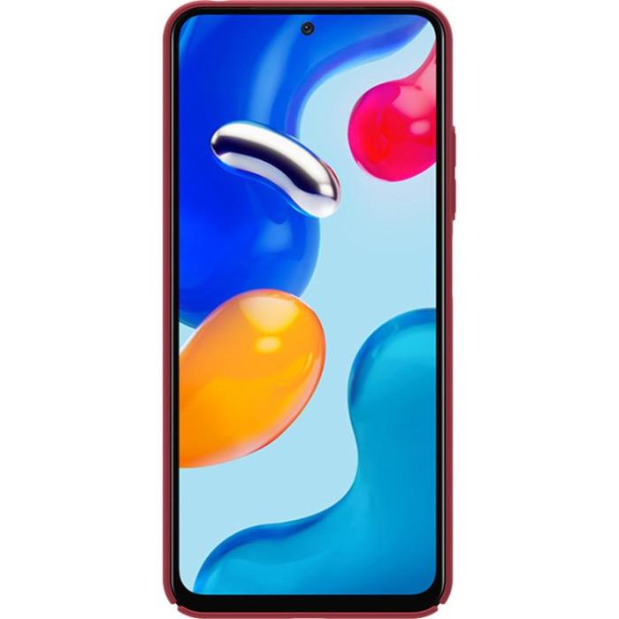 Nillkin - Nillkin Xiaomi Redmi Note 11/11S Skal Super Frosted Shield - Röd