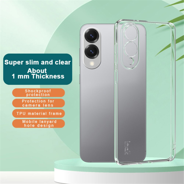 Imak - IMAK Galaxy S25 Edge Mobilskal UX-5 Series Shockproof - Clear