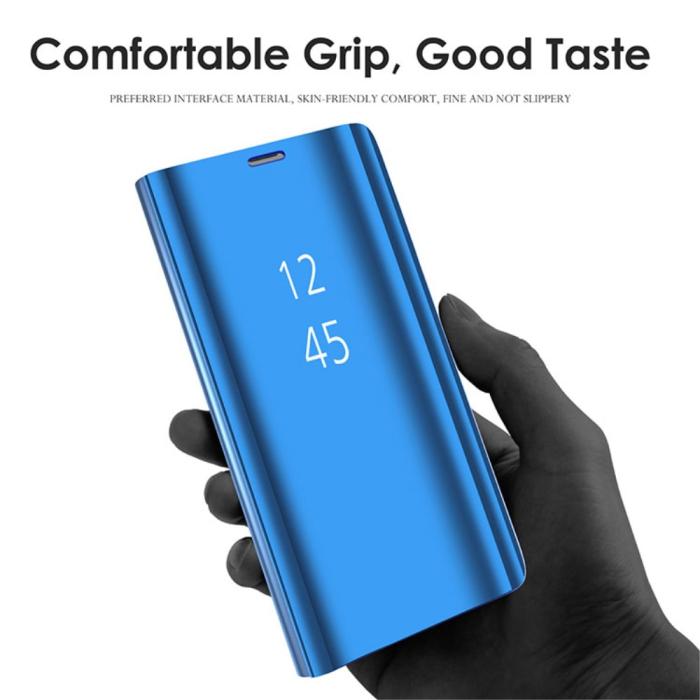 UTGATT4 - Mirror Surface fodral till Samsung Galaxy S9 Plus - Svart