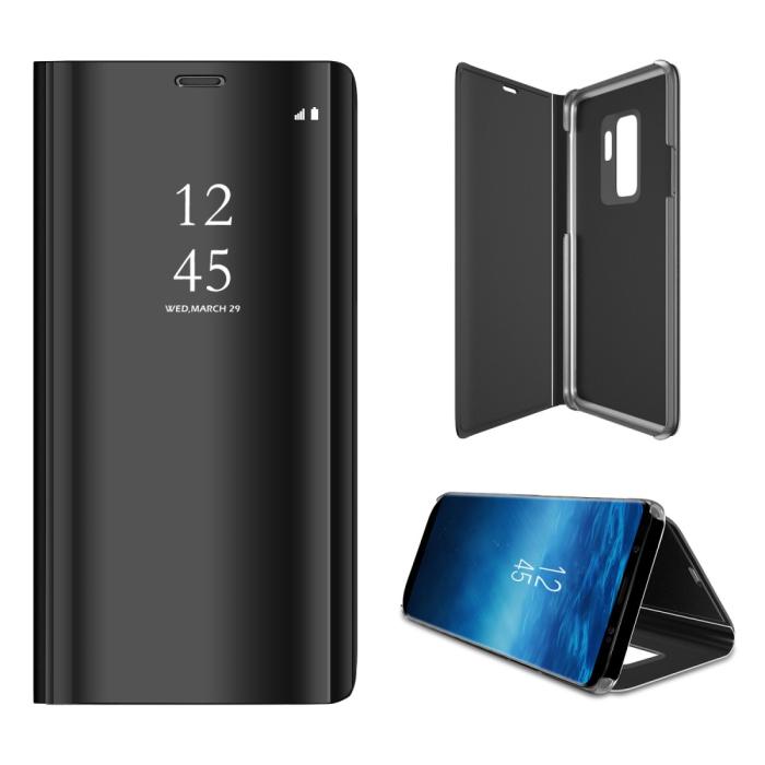 UTGATT4 - Mirror Surface fodral till Samsung Galaxy S9 Plus - Svart