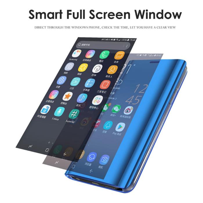 UTGATT4 - Mirror Surface fodral till Samsung Galaxy S9 Plus - Svart