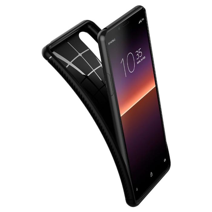 UTGATT5 - SPIGEN Rugged Armor Sony Xperia 10 II - Matte Black
