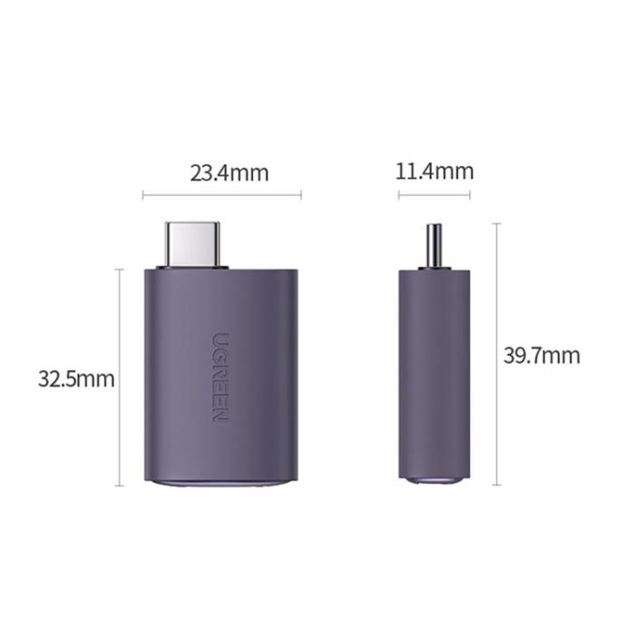 Ugreen - UGreen Adaptrar USB-C Till HDMI - Grå
