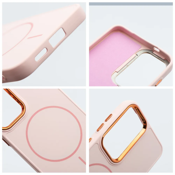 A-One Brand - Mobilskal För Galaxy S26 Ultra Magsafe Frame - Powder Rosa