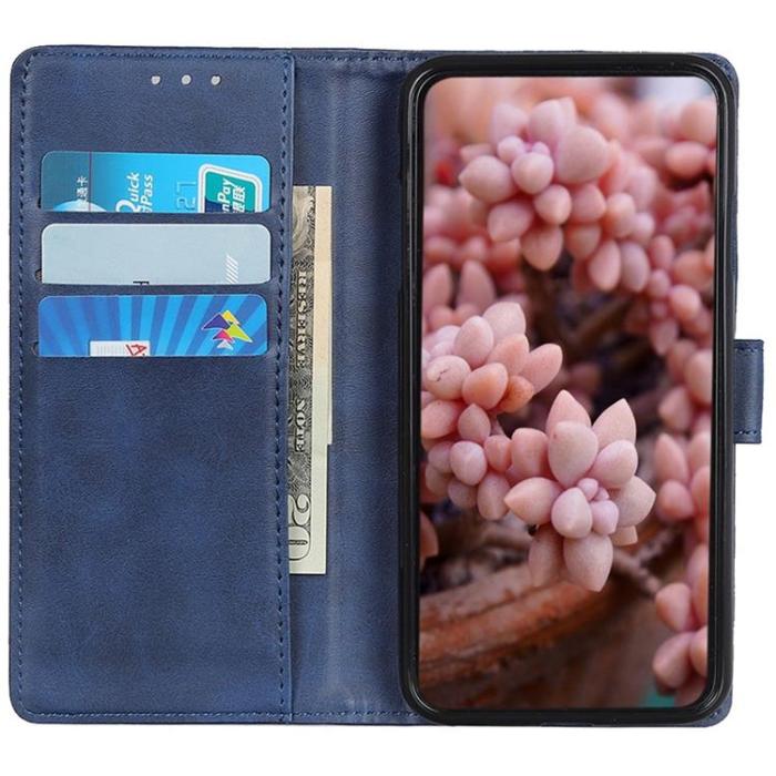 A-One Brand - Galaxy Xcover 6 Pro Plånboksfodral PU Läder - Blå