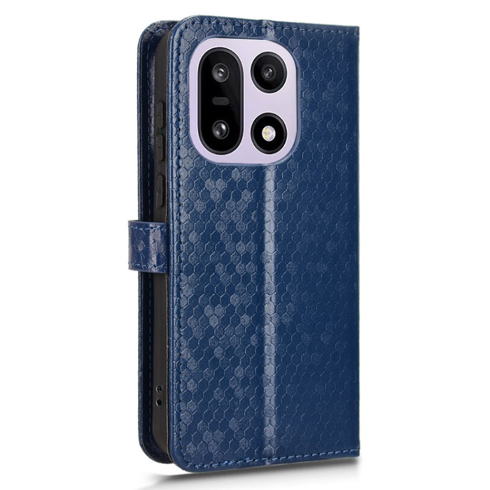 A-One Brand - OnePlus 15 5G Konstläder Plånboksfodral Dot Pattern Imprint - Blå