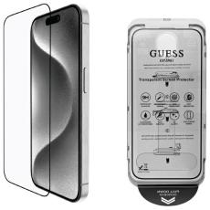Guess - Guess iPhone 16 Pro H&auml;rdat Glas Sk&auml;rmskydd 2.5D