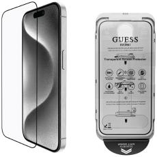 Guess - Guess iPhone 16 Pro Max H&auml;rdat Glas Sk&auml;rmskydd Full + Lins