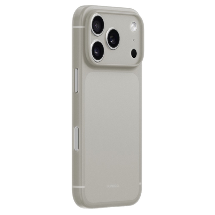 KZDOO - KZDOO iPhone 17 Pro Max Mobilskal Frosted Air Skin - Titangrå
