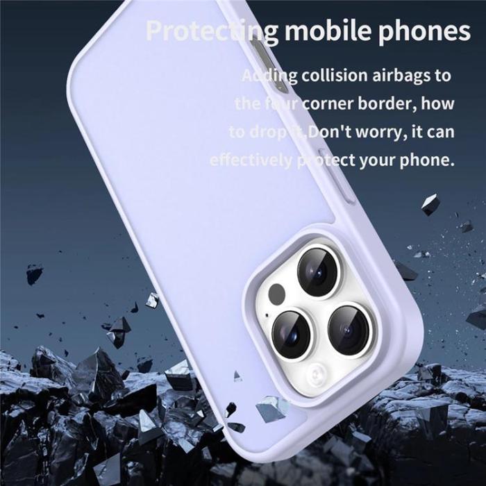 A-One Brand - iPhone 16 Pro Max Mobilskal Skin Touch Matte - Lila