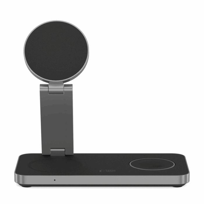 Tech-Protect - 3-in-1 Magsafe Trådlös Laddare iPhone, Apple Watch, AirPods Qi 15W