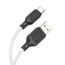 Hoco - HOCO USB Till USB-C 1m Kabel 3A X90 - Vit