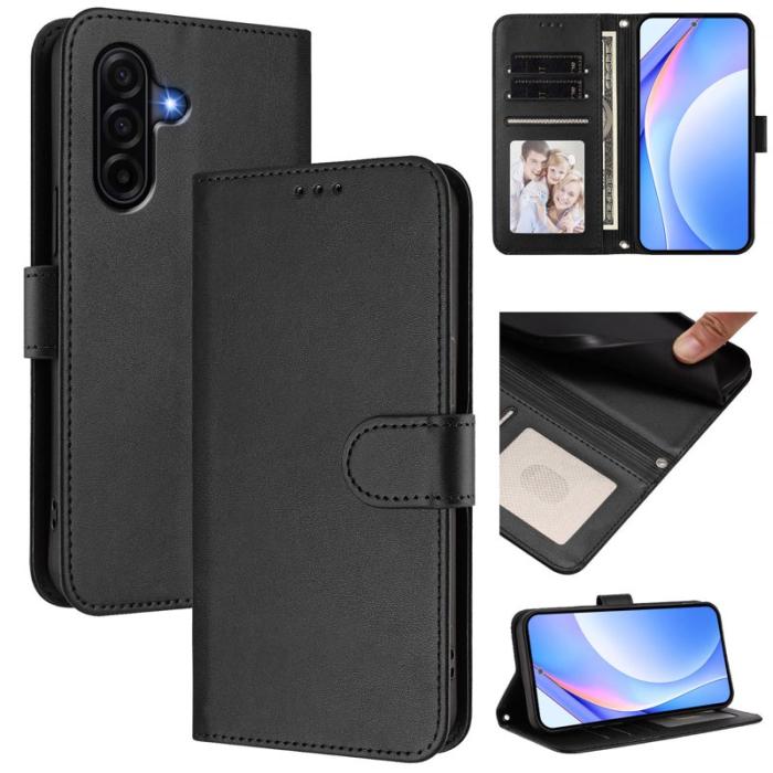 OEM - Samsung Galaxy A37 Plånboksfodral RFID Skydd Konstläder - Svart