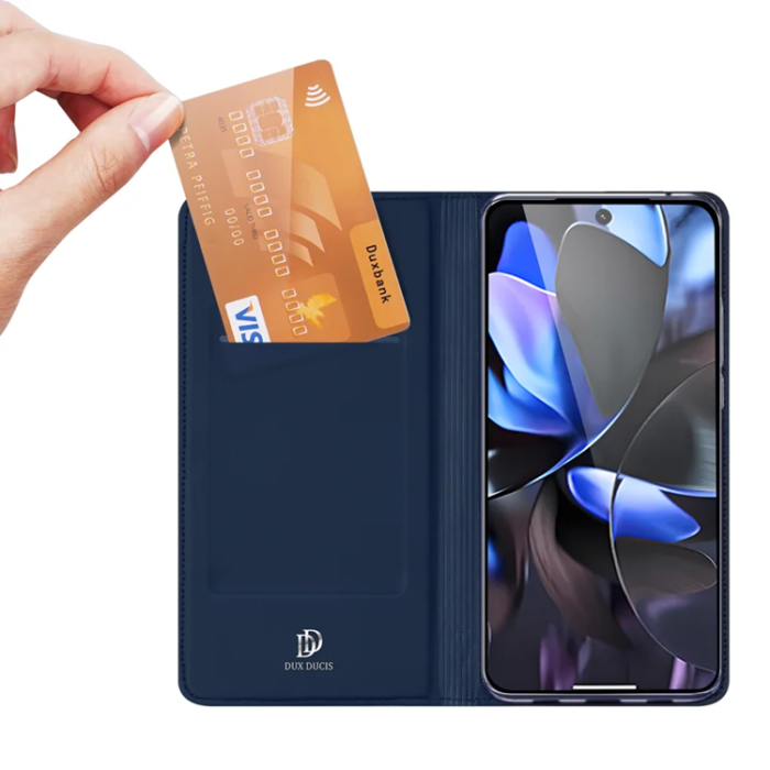 Dux Ducis - Dux Ducis Google Pixel 10/10 Pro Plånboksfodral Skin Pro - Blå