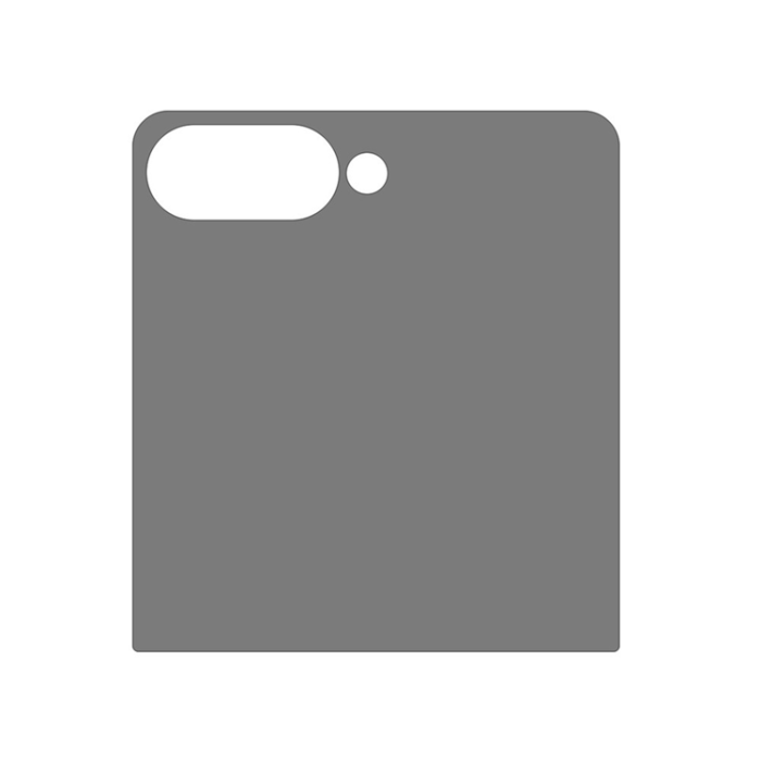 A-One Brand - Galaxy Z Flip 7 Plastfilm Skärmskydd Privacy - Svart