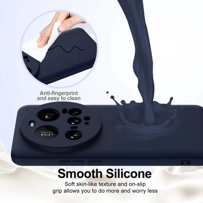 A-One Brand - Xiaomi 15 Ultra Mobilskal MagSafe Liquid Silikon - Mörkblå