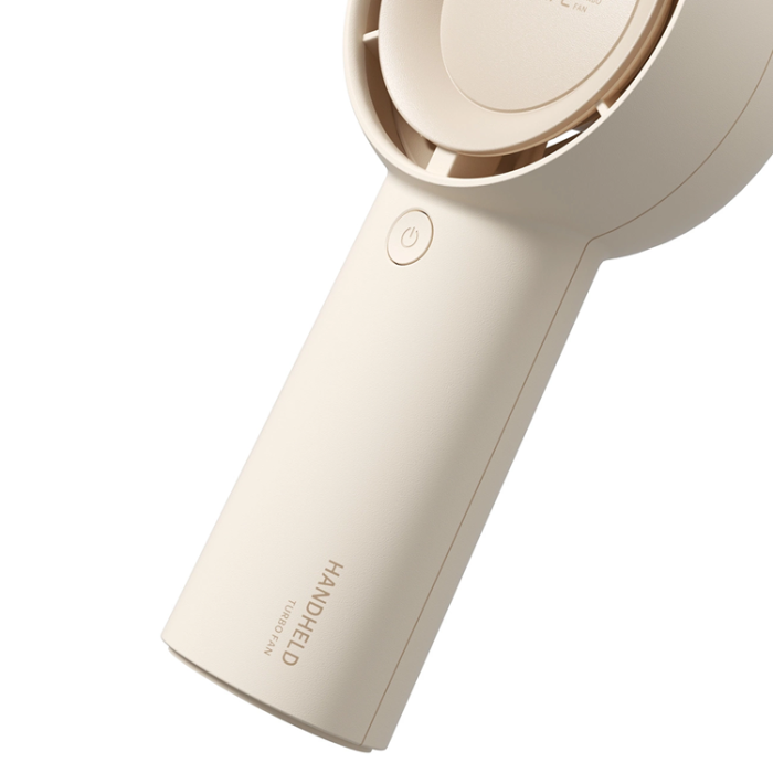 Jisulife - Jisulife Bärbar USB Handfläkt 4000 mAh Life5 Plus - Beige