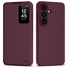 Tech-Protect - Tech-Protect Pl&aring;nboksfodral F&ouml;r Galaxy S26 Smart - Mulberry