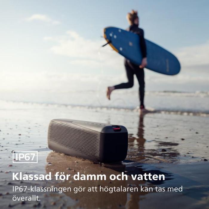 Philips - Philips GO Trådlös Högtalare TAS4807 - Svart