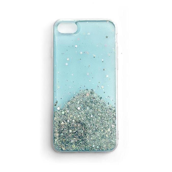Wozinsky - Wozinsky Star Glitter Shining Skal Galaxy A30 - Blå
