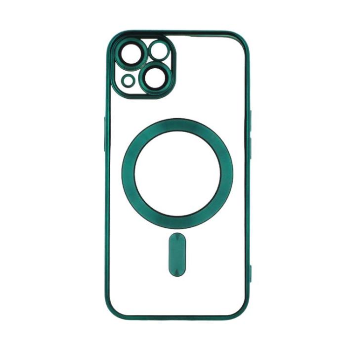 OEM - Galaxy S25 Plus Mobilskal Magsafe Color Chrome - Grön