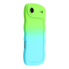 A-One Brand - iPhone Air Mobiskal Gradient Color TPU - Grön+Babyblå
