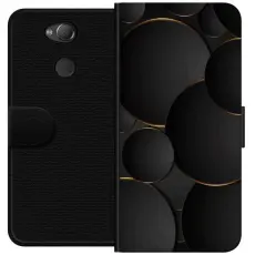 Gustaf - Pl&aring;nboksfodral till Sony Xperia XA2 med Lyxig Cirklar