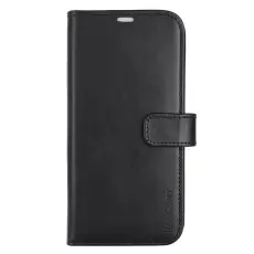 Radicover - Radicover iPhone 14 Pro Pl&aring;nboksfodral Str&aring;lningsskydd 2-i-1 - Svart