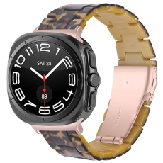 A-One Brand - Galaxy Watch 8/8 Classic (40/44/46mm) Armband Vattentät Acrylic - Leopard Print