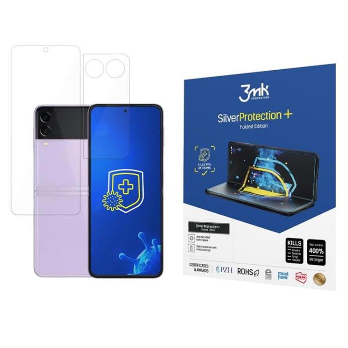 3MK - 3MK Galaxy Z Flip 3 5G Plastfilm skärmskydd Silver Protection+
