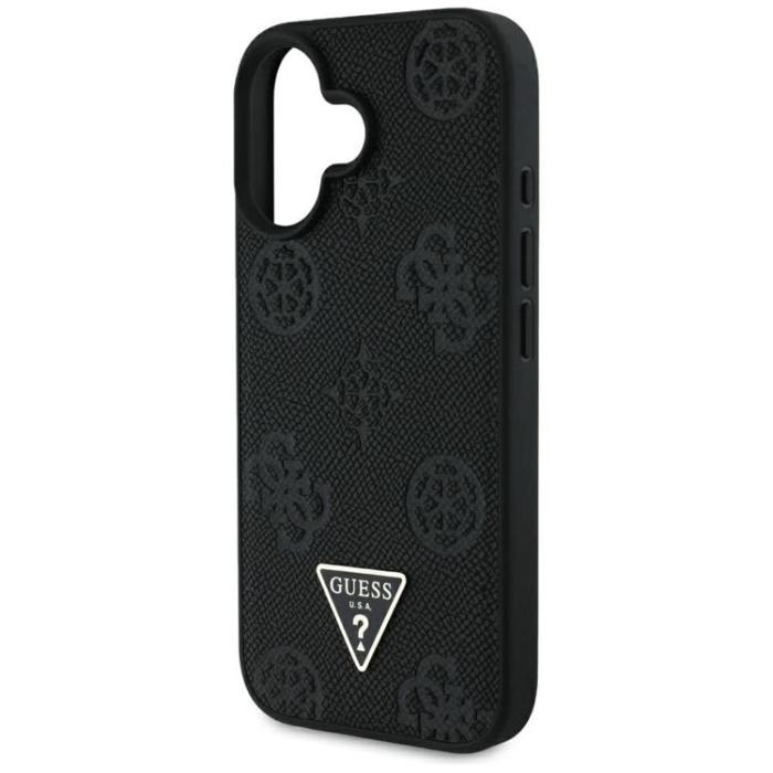 Guess - Guess iPhone 16 Mobilskal MagSafe Hot Stamp Peony Triangle