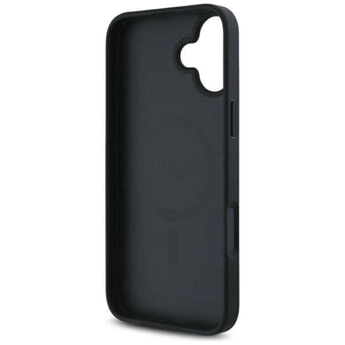 Guess - Guess iPhone 16 Mobilskal MagSafe Hot Stamp Peony Triangle