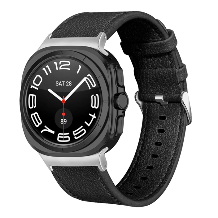 A-One Brand - Galaxy Watch 8 (40mm/44mm) 8 Classic (46mm) Armband Äkta Läder