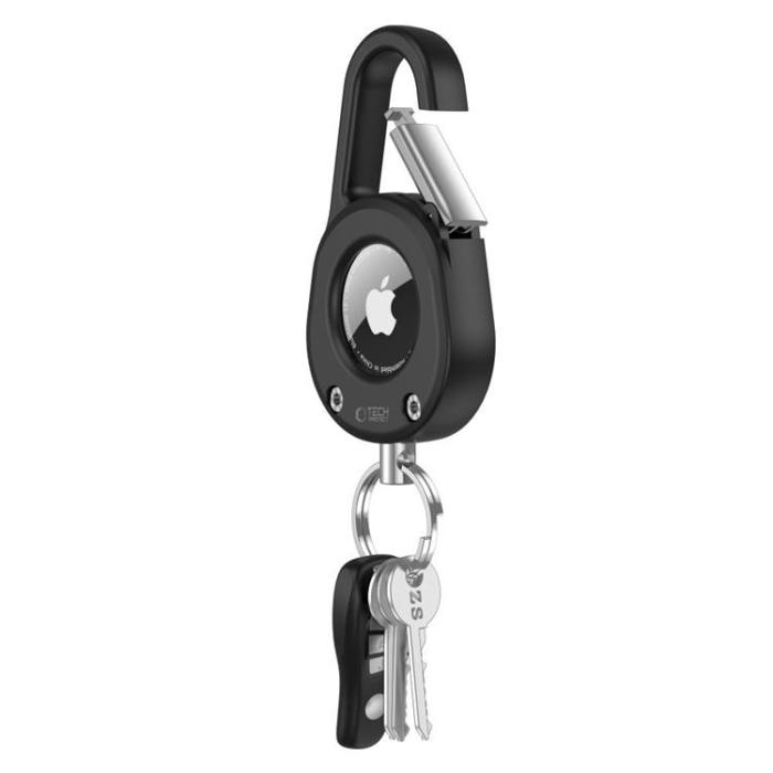 Tech-Protect - Tech-Protect Apple Airtag 1/2 Skal Nyckelring Slidelock - Svart