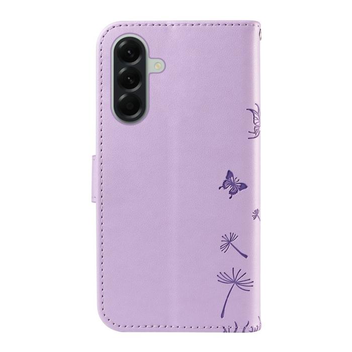 OEM - Samsung Galaxy A57 Plånboksfodral Konstläder Med Rem Dandelion - Lila
